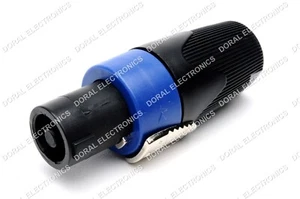 10x Speakon Macho Enchufe Altavoz Caja 4 Polos Conductor Contacto Cable Audio Conector - Imagen 1 de 1