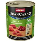Nassfutter Animonda GranCarno Original Rindfleisch Ente 800 g