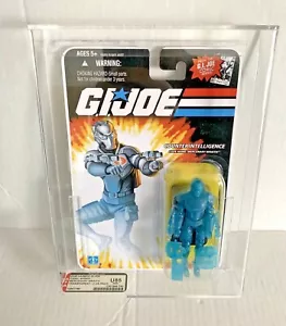 2008 Gi Joe Counter Intelligence Mercenary Wraith variante azul claro certificado AFA - Imagen 1 de 3