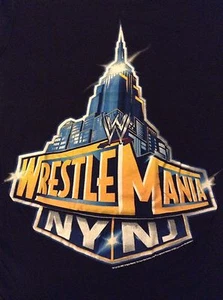 WWE Road to Wrestlemania 29 Women's Small S T-Shirt NY NJ Rock John Cena WWF - Picture 1 of 5