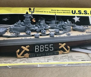 VINTAGE 1988 Revell USS North Carolina WWII Battleship BB55 Kit #5102, SEALED! - Picture 1 of 9