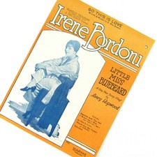 So This Is Love Sheet Music Little Miss Bluebeard Irene Bordoni Broadway Play