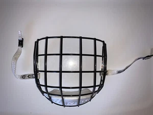 CCM FM10 Hockey Face Mask Senior Black No Hardware - Picture 1 of 3