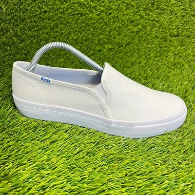 Keds Double Decker Canvas Womens Size 9.5 Casual Walking Slip On Shoes Sneakers - Image 1 of 4