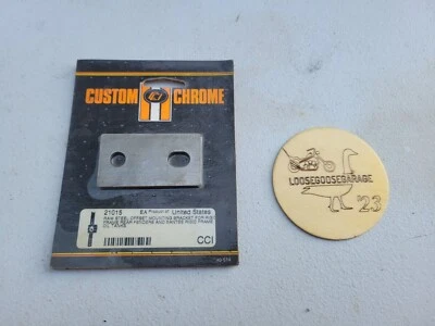 Soporte desplazado guardabarros trasero cromado 21015 personalizado acero crudo Harley Davidson Chopper Foto 1 de 4