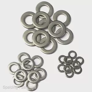 150 Assorted A2 Stainless Steel Form DIN125A Flat Washers M8 M10 & M12 - Picture 1 of 1