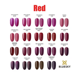 Bluesky UV LED Gel Polish 10ml - Red Collection - Picture 1 of 39