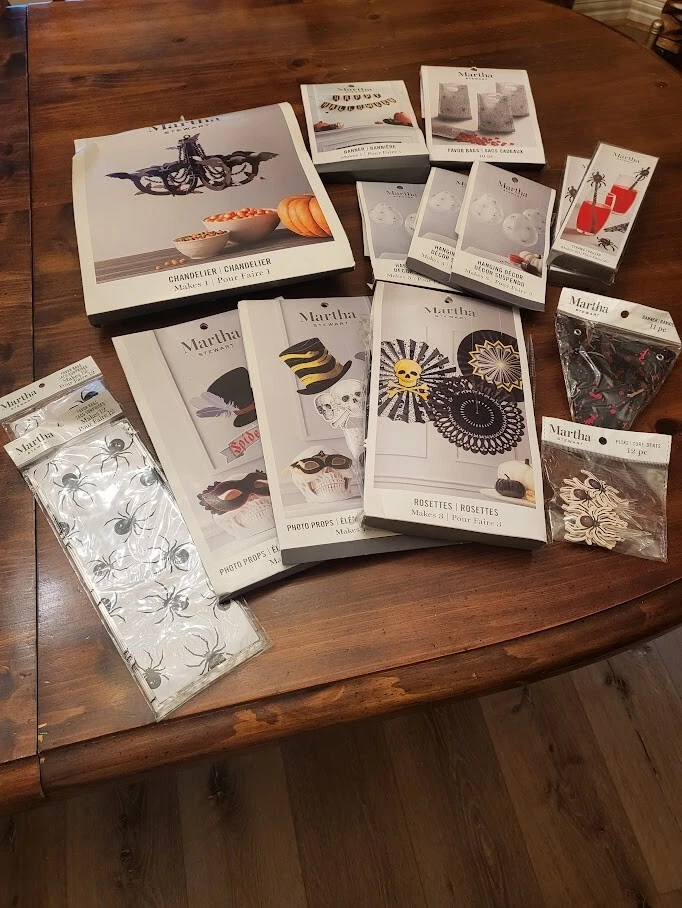 Halloween Estilo "Martha Stewart" - Favores de Fiesta de Halloween - (Lote) - NUEVO Foto 1 de 4