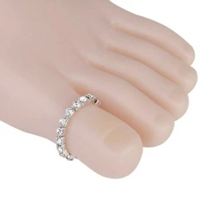 Toe Ring Rhinestone Crystal Finger Rings Body Jewelry Beach Top Quality AU STOCK - Picture 1 of 4