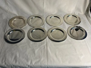 8 Vintage Oneida Silversmiths 6"  Silver Plated Dessert, tea plate # 06-804-6160 - Picture 1 of 6