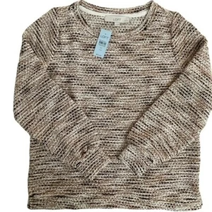 Loft Petite Boucle Sweatshirt Style #:556508 Gr: XS Petite Farbe: Doe Brown - Bild 1 von 8