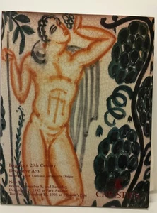 Christie's Auction 20th Century Decorative Arts Catalog Magazine December 1995 - Imagen 1 de 1
