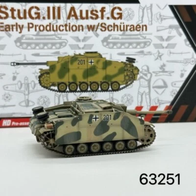 DRAGON 1/72 GERMAN STUG.III AUSF.G TANK MODEL 63251 COLLECTION - Image 1 of 4