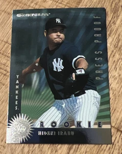 1997 Donruss Press Proof Hideki Irabu Rookie 1 of 2000 New York Yankees - Picture 1 of 2