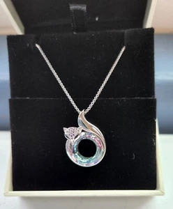 Necklace with Crystal "Fox" Pendant- for your Foxy Lady VALENTINE'S DAY - Picture 1 of 4