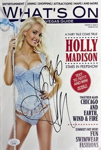 Holly Madison Signed What's On Magazine Playboy JSA AY04596 - Picture 1 of 3