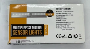 Multipurpose Motion Sensor LED Under Cabinet Lighting FREE SHIPPING a - Picture 1 of 5