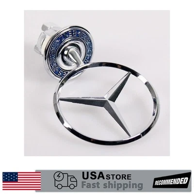 Front Hood Emblem.C230 C280.CLK320 E300 E320 E500 S500 Fit For.Mercedes-Benz  - Image 1 of 4