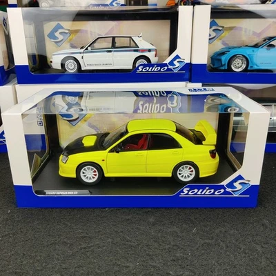 AUTO SOLIDA SUBARU IMPREZA WRX STI STREETFIGHTERS GIALLO 2003 1:18 NUOVA SCATOLA - Immagine 1 di 4