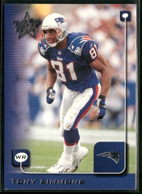 1999 Leaf Rookies & Stars #120 Tony Simmons - Image 1 of 2