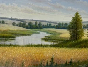 Rosko "Stream", Acryl auf Papier, ungerahmt - Bild 1 von 2