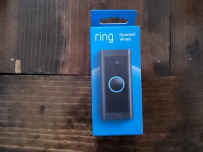 Timbre video Ring uso con cable conversación bidireccional detección de movimiento HD*TOTALMENTE NUEVO* Foto 1 de 2