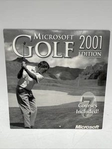 Microsoft Golf 2001 Edition CD Neu Sealed 7 Courses Included NIB Vintage Rare - Bild 1 von 3