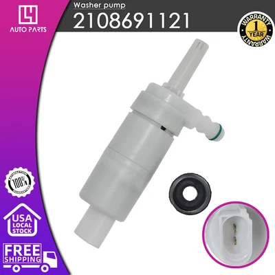 OEM 2108691121 Washer Pump For Mercedes-Benz G500 C230 C350 SL550 CL600 SL63 S55 - Image 1 of 4