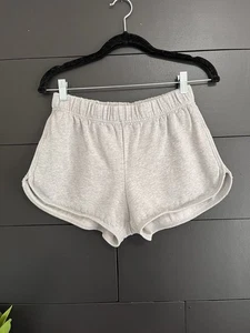 BRANDY MELVILLE Gray Comfy Sweatshorts Women’s One Size GUC - Picture 1 of 8