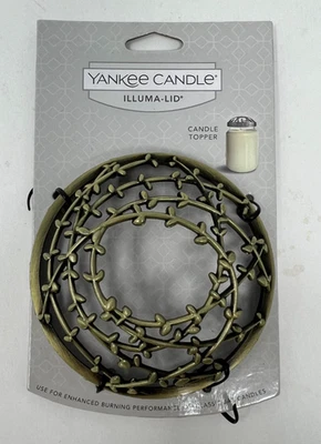 Yankee Candle Illuma-Lid Vines Metal Jar Topper New - Image 1 of 3