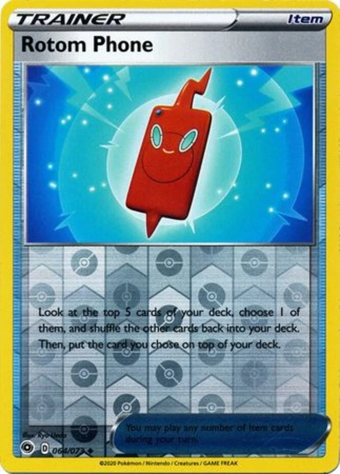 Rotom Phone - 064/073 - Uncommon - Reverse Holo - Lightly Played - Image 1 of 1