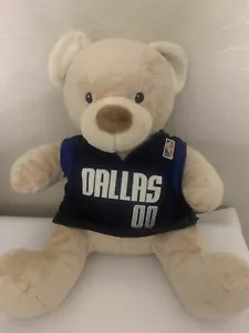 Build A Bear Dallas Mavericks Jersey Plush Beige Embroidered Black Eyes - Picture 1 of 8