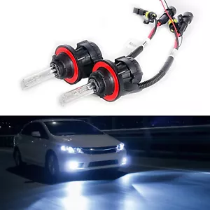 H13 8000K Ice Blue Bi-Xenon HID Bulb 35W Headlight Replacement for Jeep Wrangler - Picture 1 of 6