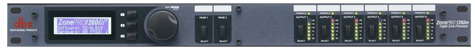DBX ZonePro 640 Commercial/Restaurant 6 In / 4 Out Matrix Digital Zone Processor - Image 1 of 4