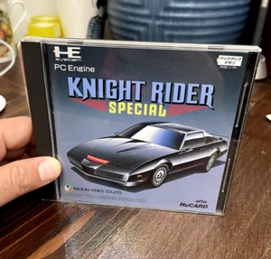 PC Engine - KNIGHT RIDER (CASE + MANUAL + HU CARD) - Very Good - Picture 1 of 7