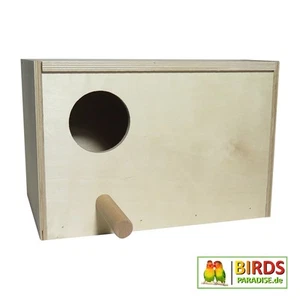 Nistkasten für Großsittiche - 30 x 20 x 20 cm Loch Ø 6cm - Brutkasten Vogelhaus - Bild 1 von 2