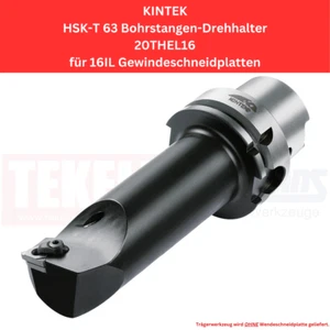 1 x KINTEK HSK-T 63 Taladro Soporte Giratorio H63T20THEL16 ¡NUEVO, ¡con factura! - Imagen 1 de 2