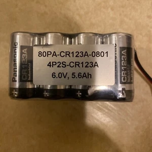 QTY5 8 3v Panasonic Lithium Battery EXP 2028 80pa-cr123a-0801 4p2s-cr123a 6v n - Picture 1 of 2