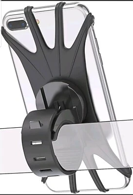 Bovon Bike Phone Mount 360 Rotation Silicone Bicycle MTB Handlebar Phone Holder - Image 1 of 4