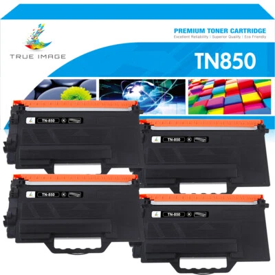 4 Pack TN850 TN820 Toner Compatible for Brother MFC-L5850DW L5800DW HL-L6200DW - Image 1 of 4