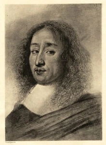 Blaise Pascal Antique Photogravure - Goupilgravure - Bild 1 von 2