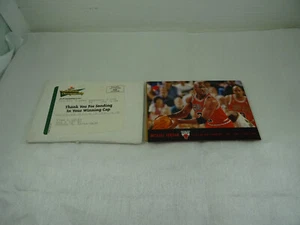 Upper Deck Michael Jordan Chicago Bulls 4X Championship 91 92 93 96 Gatorade 3x5 - Picture 1 of 14