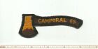 DU SCOUT BSA 1965 CAMPORAL AXE CUT TO SHAPE PATCH INSIGNIA BADGE AX BROWN TL !!!