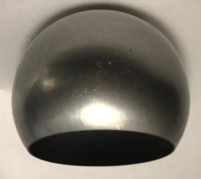 NUEVO 4.75" Dia. Pantalla de lámpara moderna de acero sin terminar en forma de globo ocular, #ES355S Foto 1 de 3