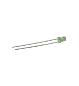 LED, Green, Through Hole, 3mm, 20 mA, 2.2 V, 573 nm - HLMP-Y502-F0000 - Picture 1 of 1