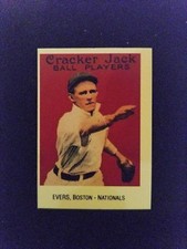 1993 Cracker Jack 1915 Anniversary Baseball Card # 11 Johnny Evers