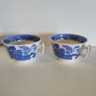 Vintage Wood & Sons Willow Set of 2 Coffee Tea Cups