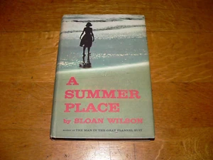 Vintage 1958 "A Summer Place" Ein Roman von Sloan Wilson HC/DJ Buch Club Edition - Bild 1 von 7
