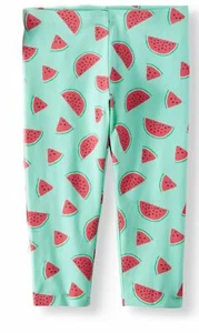 Wonder Nation Girls Tough Cotton Capri Leggings Size Medium (7-8) Watermelon - Picture 1 of 1