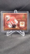 99 Crown Royale Card-Supial TERRELL OWENS w/ Mini BARRY SANDERS 49ers LIONS L@@K
